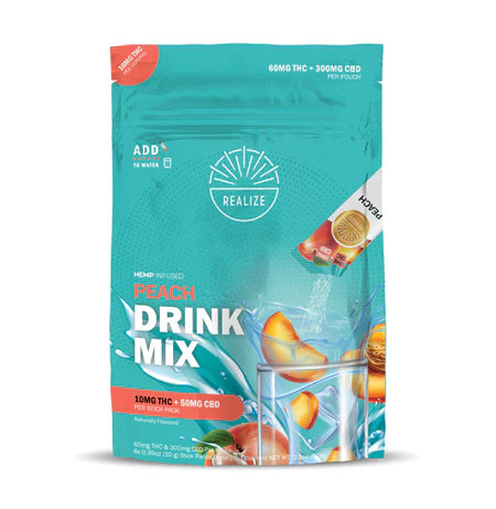 Realize | CBD + Delta 9 THC Drink Mix 55mg - 60mg Best Sales Price - Edibles