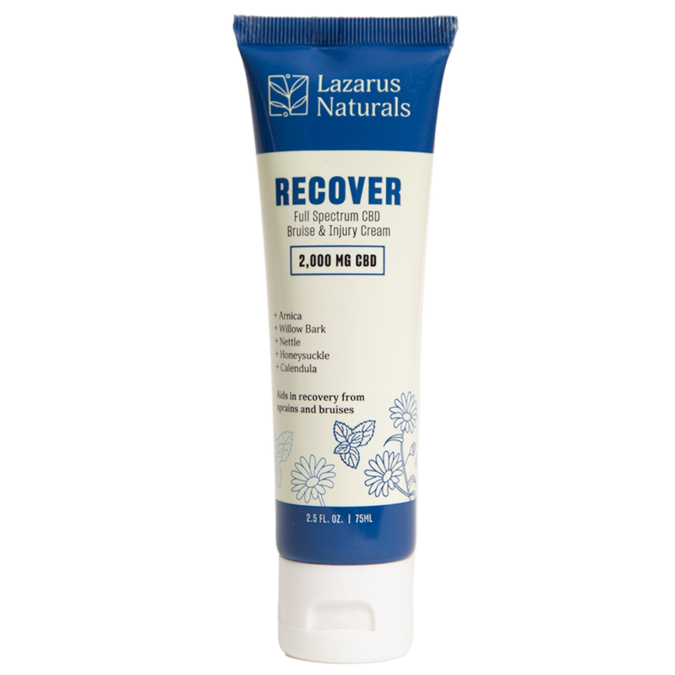 Lazarus Naturals CBD BRUISE & INJURY CREAM, RECOVER
