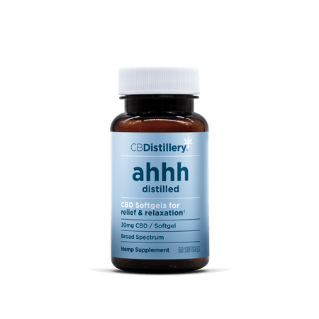 Relief + Relax Broad Spectrum CBD Capsules –& CBDistillery Best Sales Price - Edibles