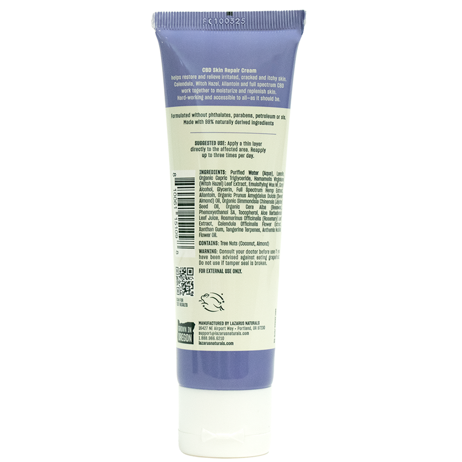 Lazarus Naturals CBD SKIN REPAIR CREAM, REPAIR