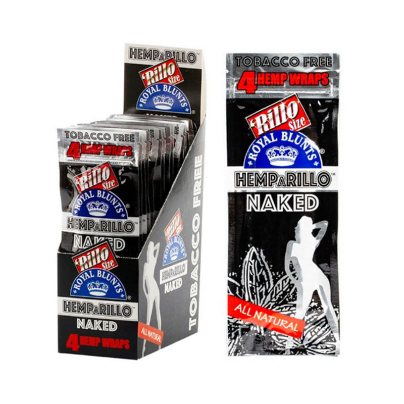 Hemp Wraps – Naked Flavored Hemparillos – By Royal Blunts