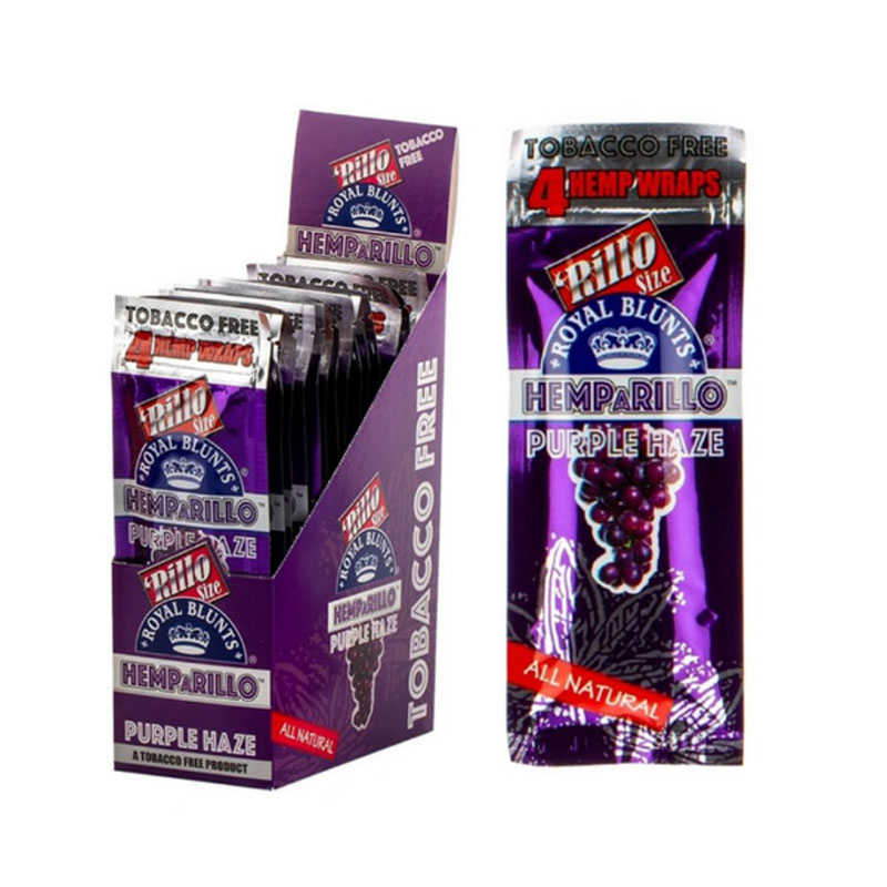Hemp Wraps – Grape Flavored Hemparillos – By Royal Blunts