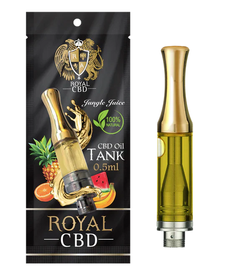 RA Royal CBD | CBD Vape Cartridge 100mg - 0.5mL Best Sales Price - Vape Cartridges