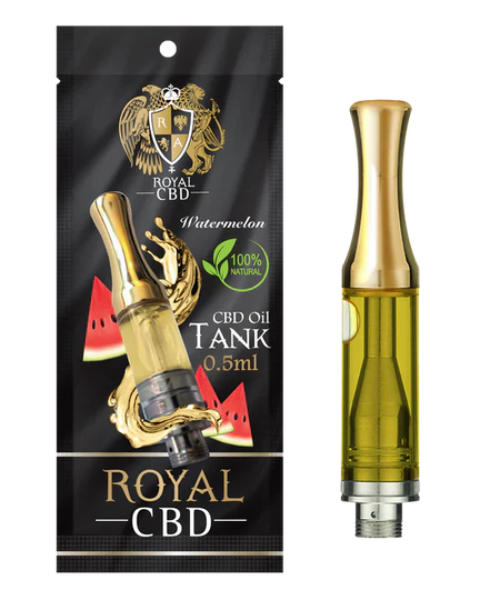 RA Royal CBD | CBD Vape Cartridge 100mg - 0.5mL Best Sales Price - Vape Cartridges