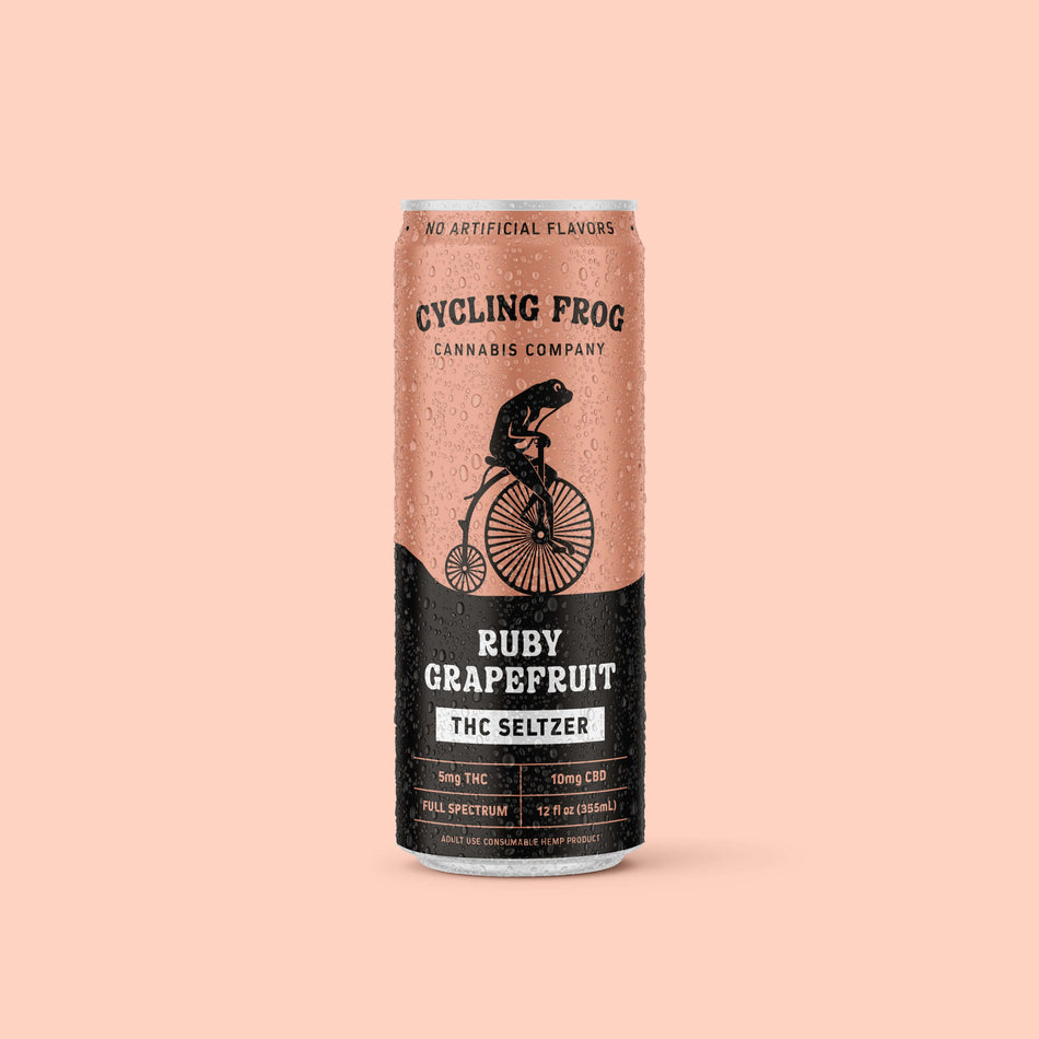 Cycling Frog Ruby Grapefruit THC Seltzer