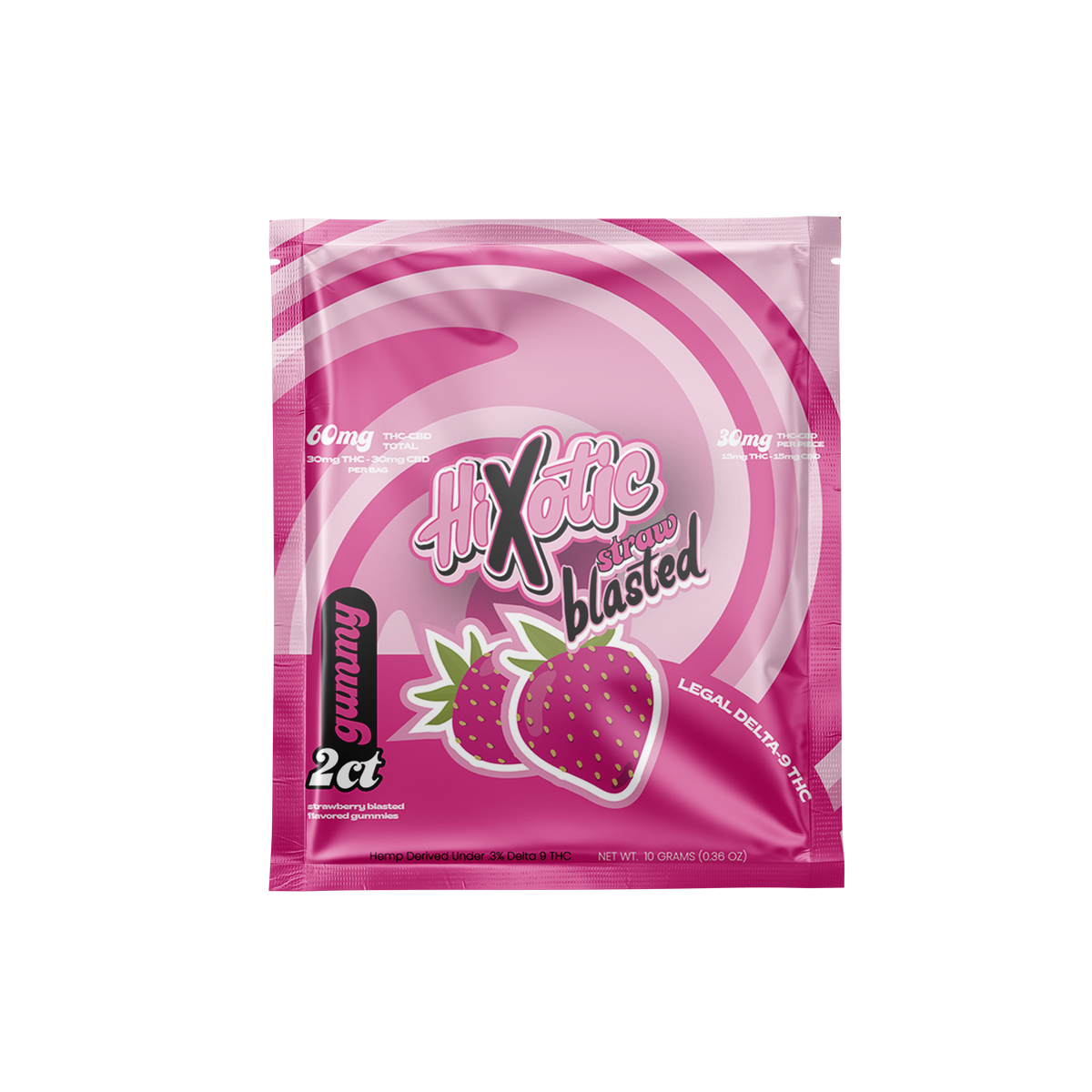 HiXotic | Premium Delta 9 THC + CBD Gummies - 300mg Best Sales Price - Gummies