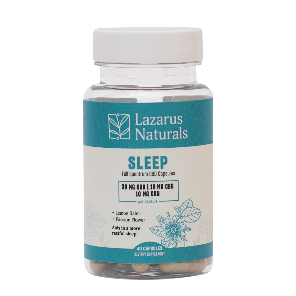 Lazarus Naturals CBD+CBN CAPSULES, SLEEP