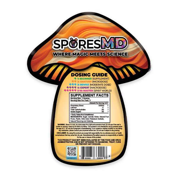 SporesMD Trips Nootropics Gummies 5 Counts Best Sales Price - Gummies