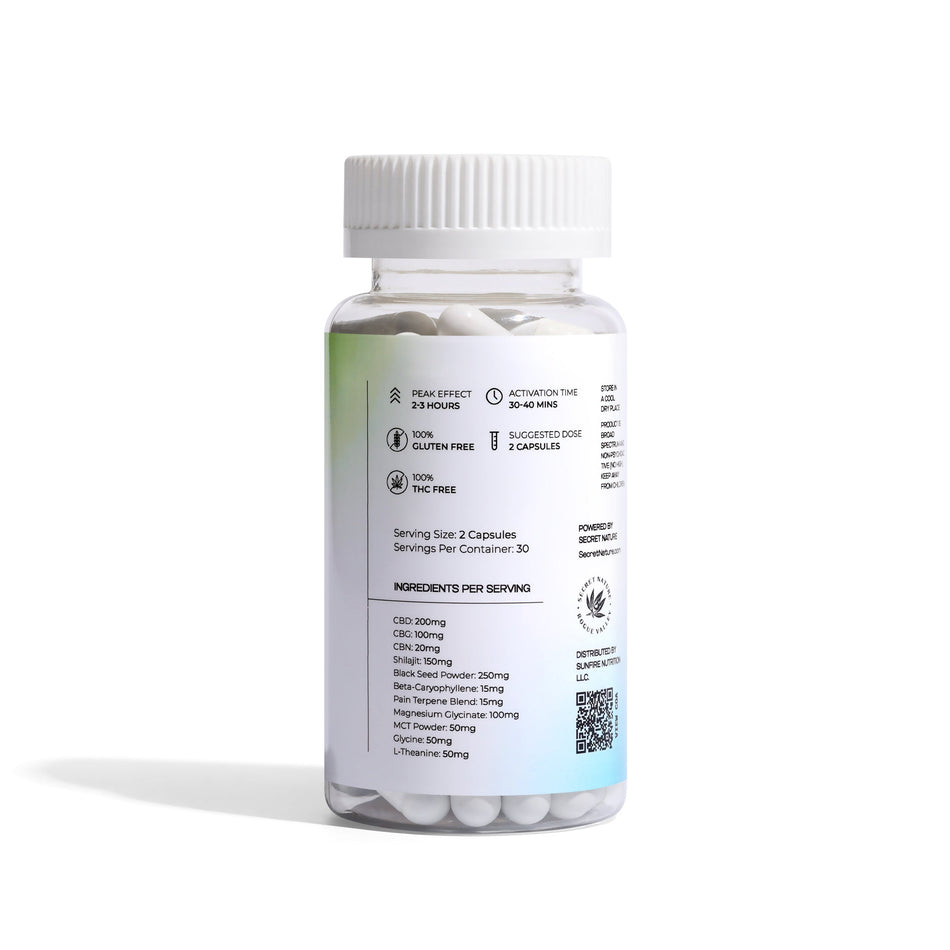 Secret Nature Cannex Capsules - Fast Acting Pain Relief