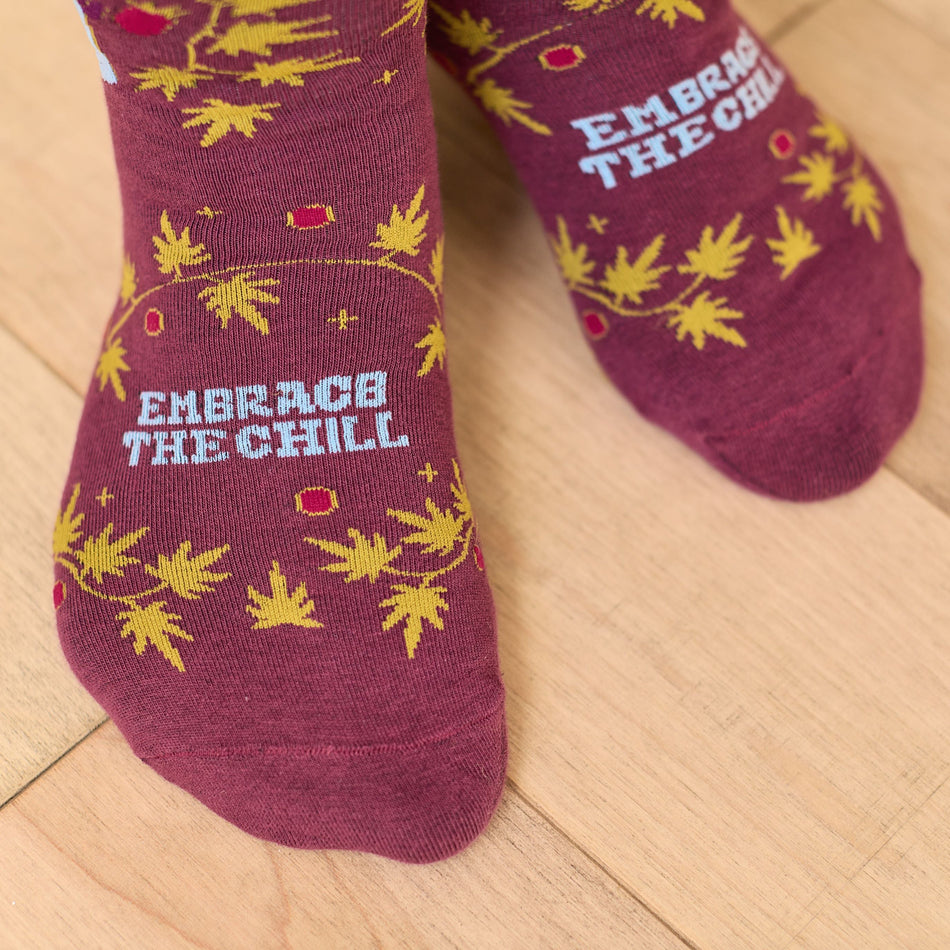 Cycling Frog Embrace the Chill Socks