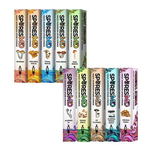 SporesMD 10 Pack Isolated Liquid Culture Bundle – Vendors Choice