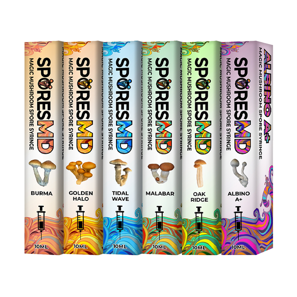 SporesMD 6 Pack Isolated Liquid Cultures Bundle – Mystery Pack