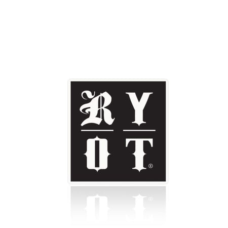 RYOT Die Cut Square Sticker 4″ 20pk Best Sales Price - RYOT