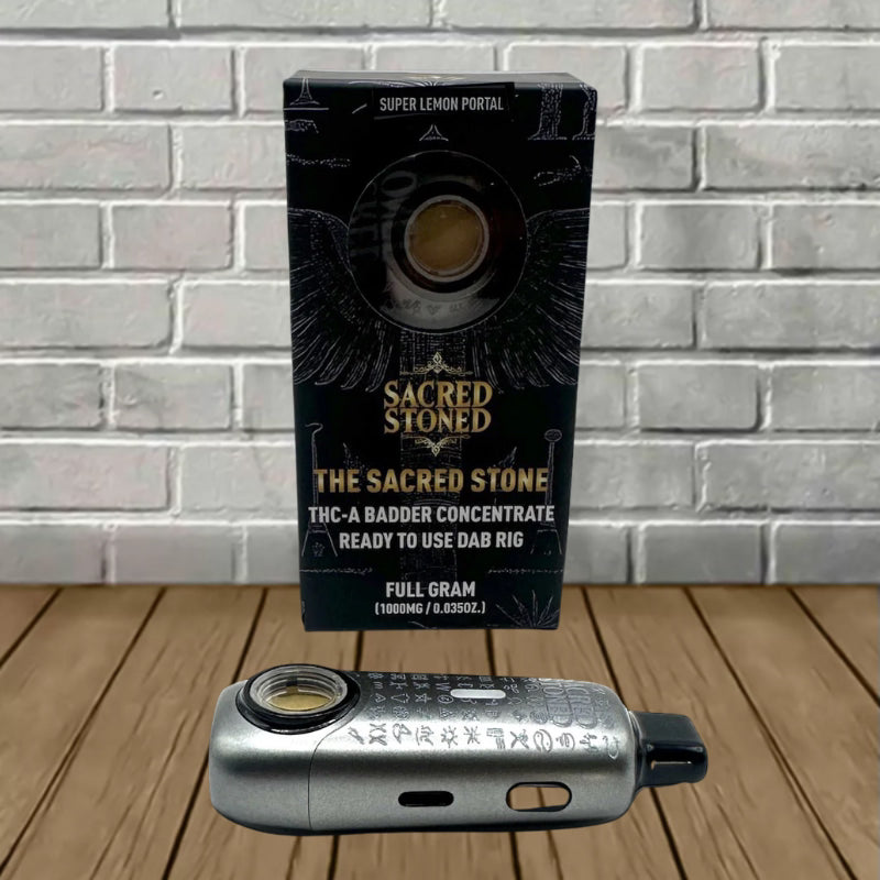 Sacred Stoned 1g THCa Badder Dab Disposable