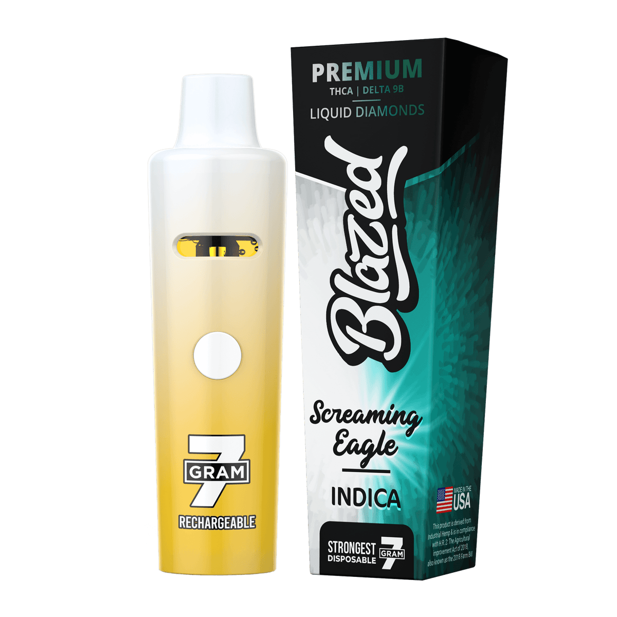 Blazed 7 Gram THCA + Delta 9B Disposable Vape Best Sales Price - Vape Pens