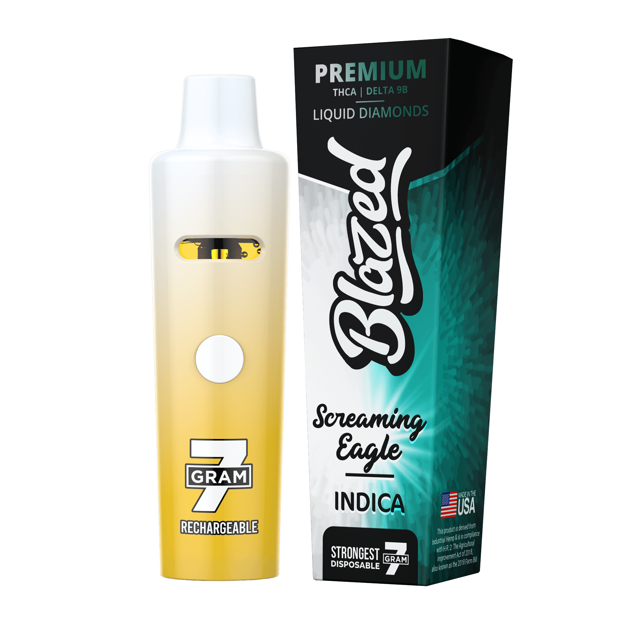 Blazed 7 Gram THCA + Delta 9B Disposable Vape Best Sales Price - Vape Pens