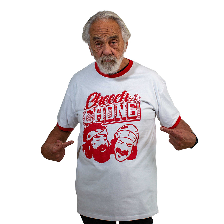 Cheech & Chong Retro Ringer Tee – Red
