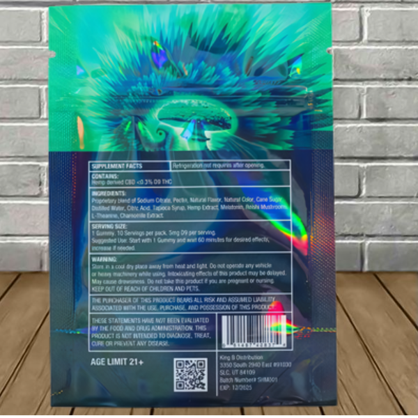 Shroom Kube Delta 9 + Functional Mushroom Gummies 10ct Best Sales Price - Gummies