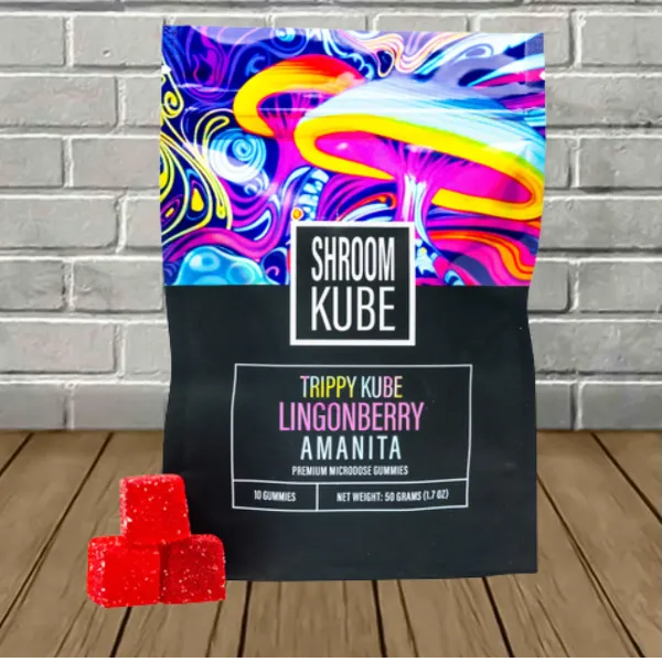 Shroom Kube Trippy Kube Amanita Microdose Gummies 10ct