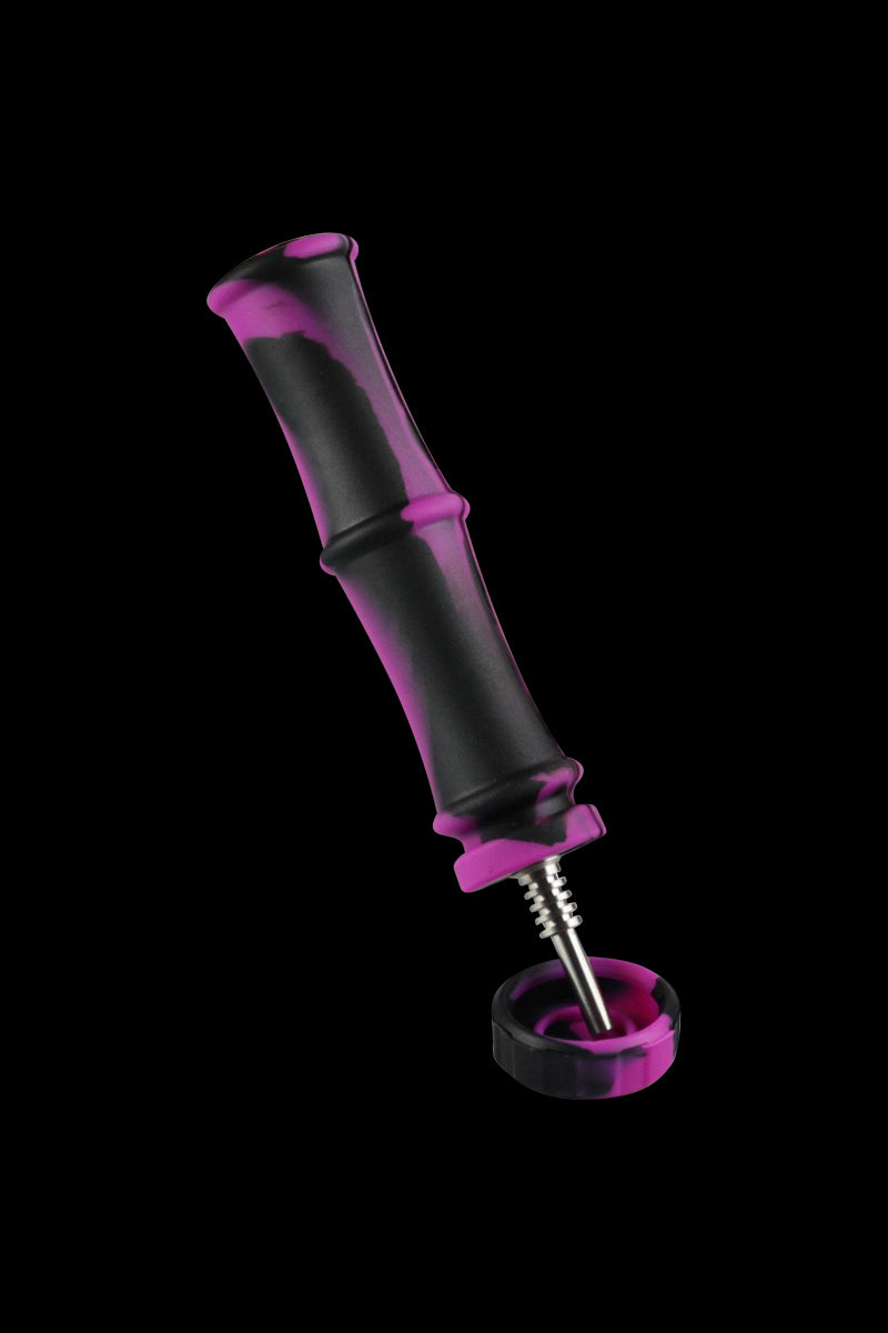 Nectar Collector Silicone Vapor Straw with Titanium Tip - Bamboo Collector Best Sales Price - Accessories