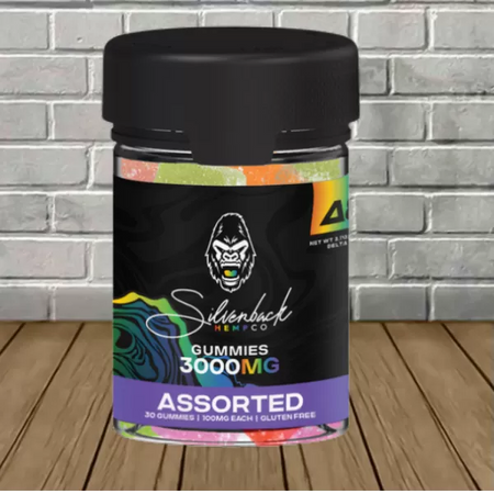 Silverback Hemp Co Delta 8 THC Gummies 3000mg Best Sales Price - Gummies