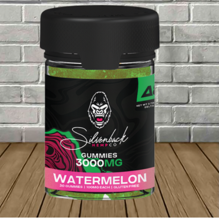 Silverback Hemp Co Delta 8 THC Gummies 3000mg Best Sales Price - Gummies