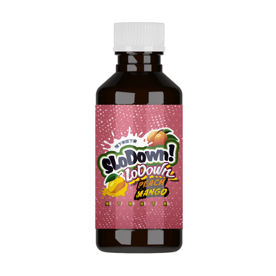SloDown LoDown Peach Mango THC Syrup