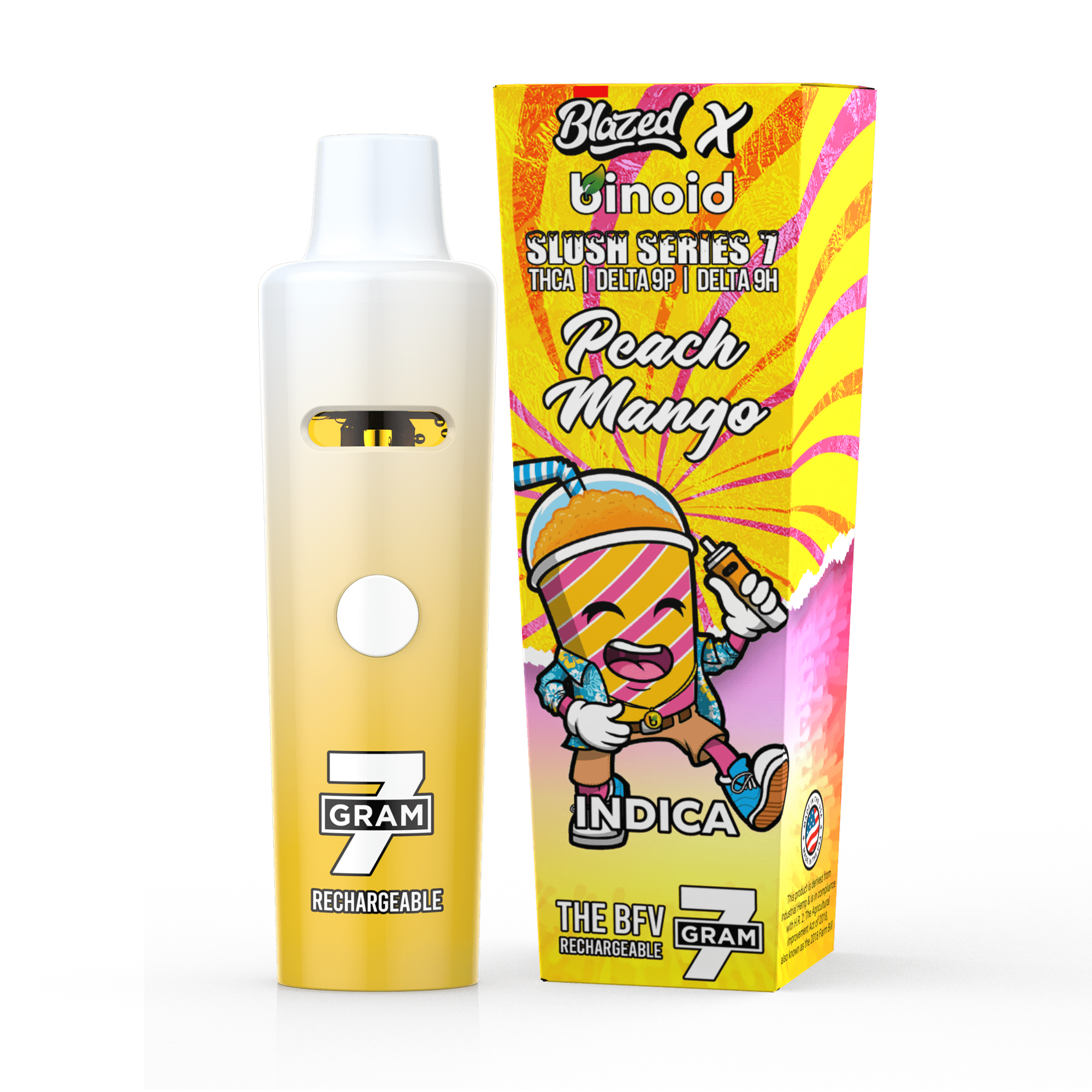 Binoid 7 Gram THCA Disposable Vape – Slush Series – Blazed x Binoid Best Sales Price - Vape Pens