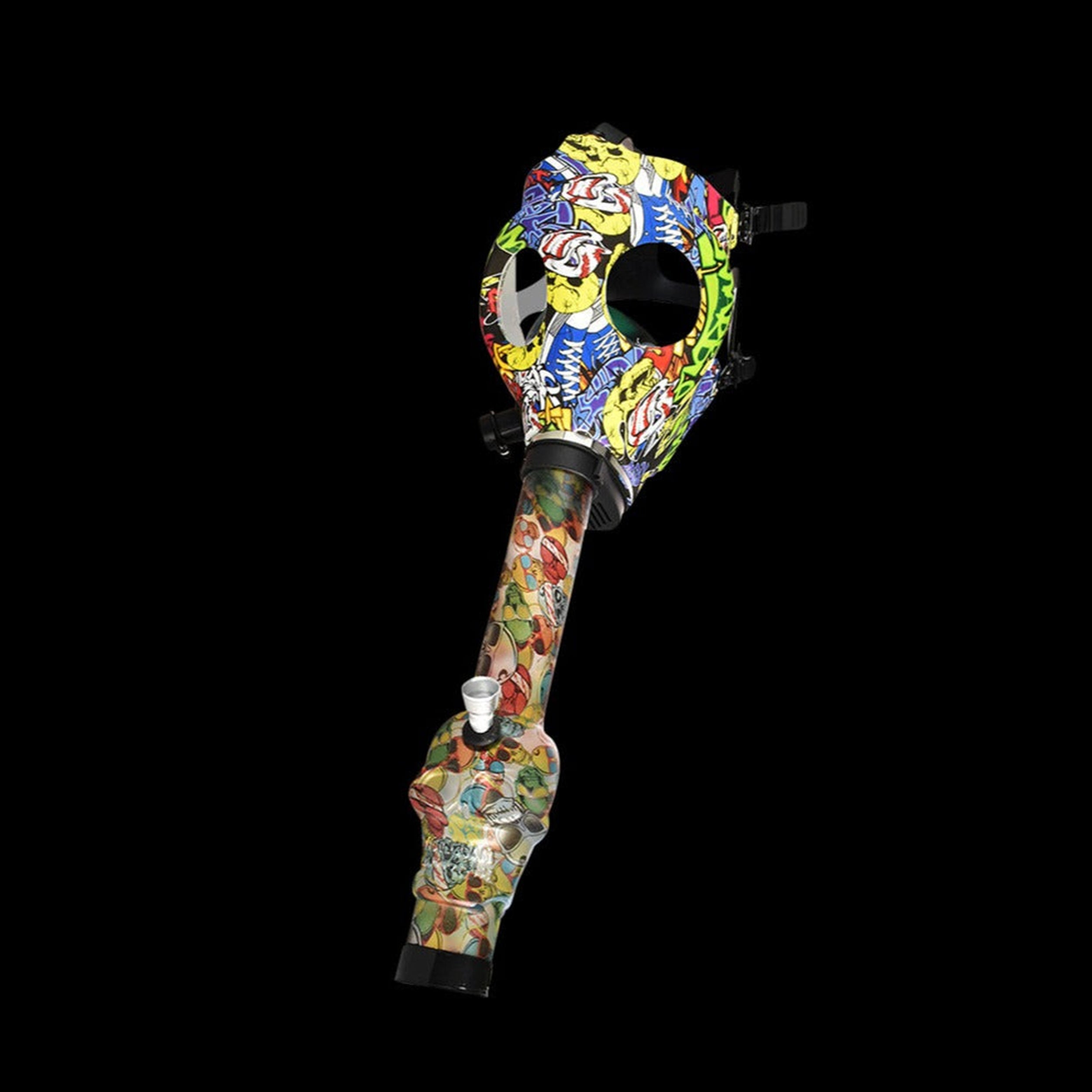 Smoke Cartel Gas Mask with Acrylic Water Pipe Best Sales Price - Smoking Pipes