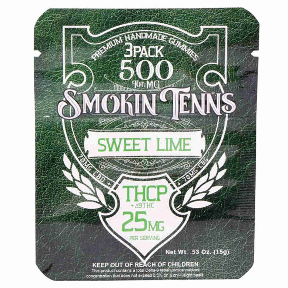 Smokin Tenns THCP Gummies 165mg 3pc – Sweet Lime