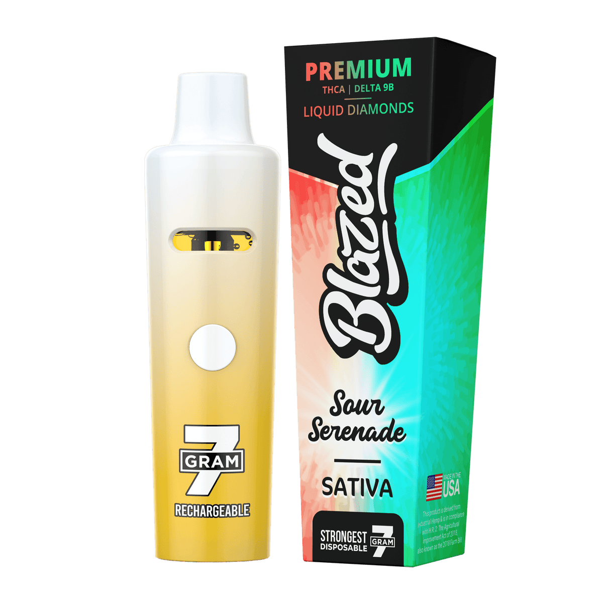 Blazed 7 Gram THCA + Delta 9B Disposable Vape Best Sales Price - Vape Pens