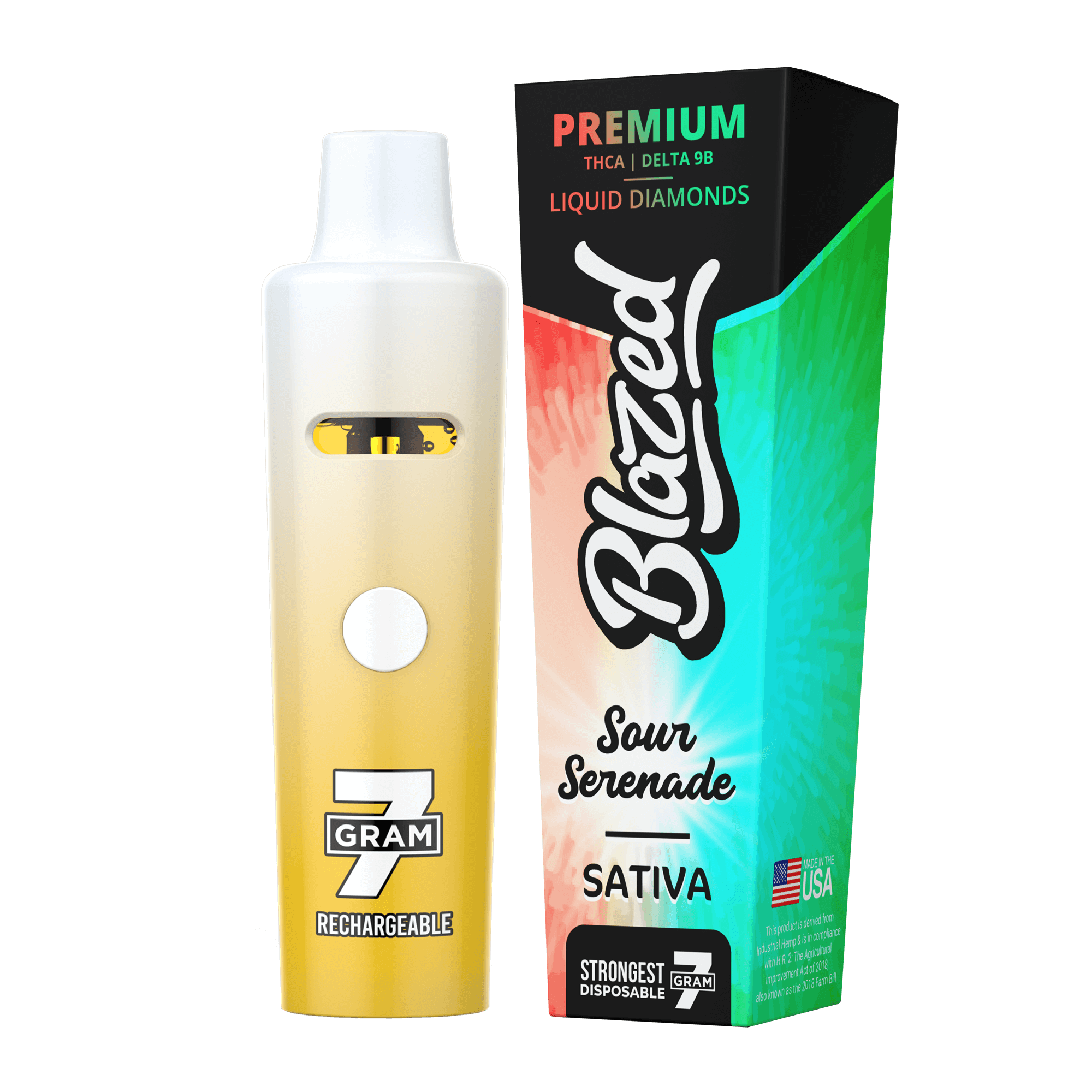 Blazed 7 Gram THCA + Delta 9B Disposable Vape Best Sales Price - Vape Pens