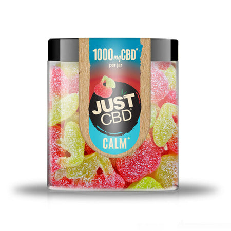 JustCBD - 1000mg CBD Sour Cherries Gummies Best Sales Price - Gummies