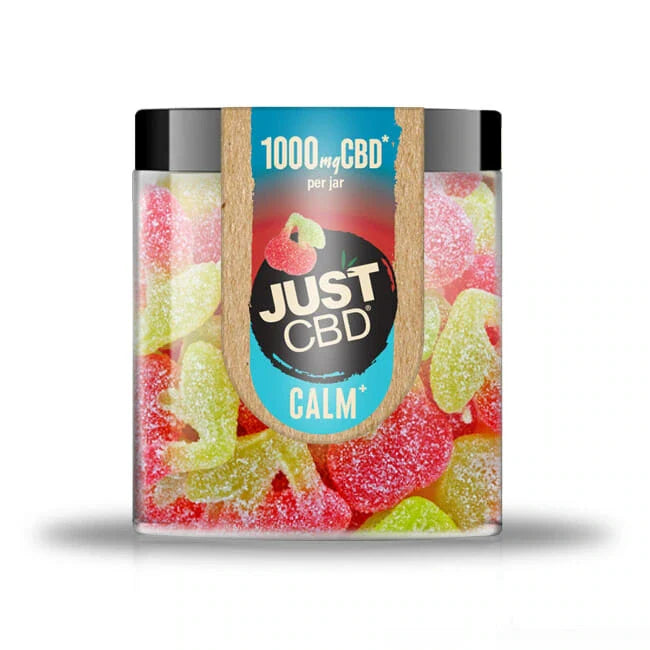JustCBD - 1000mg CBD Sour Cherries Gummies Best Sales Price - Gummies