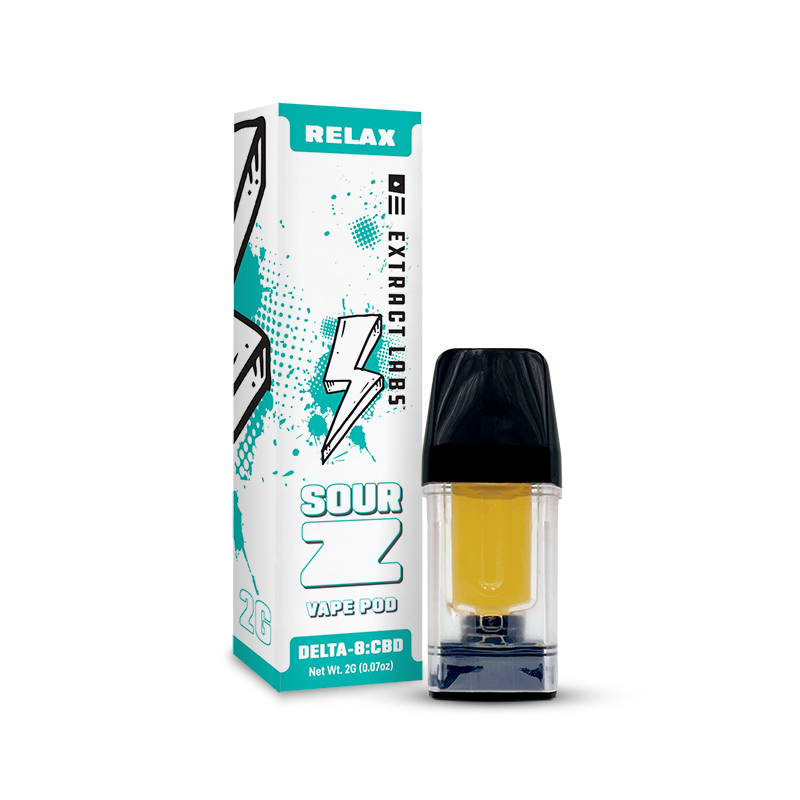 Extract Labs Delta 8 Relax Pod | Sour Z | Hybrid