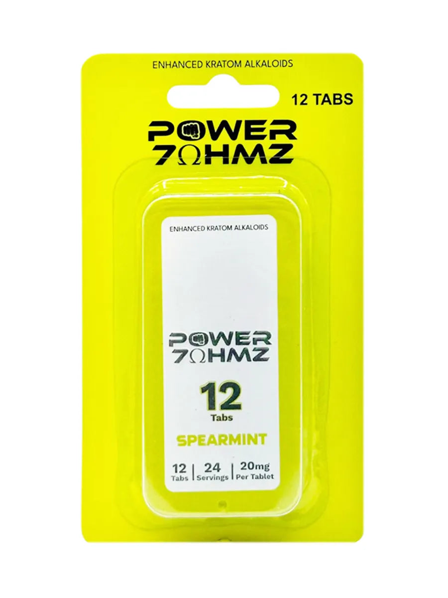 Spearmint Power 7OHMZ Enhances Kratom Alkaloids 12ct