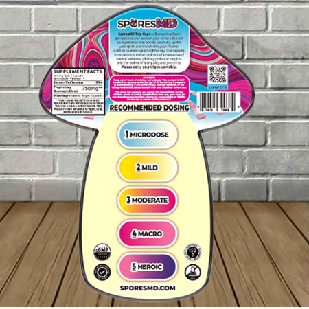 SporesMD Trips Nootropic Capsules 5ct Best Sales Price - Edibles