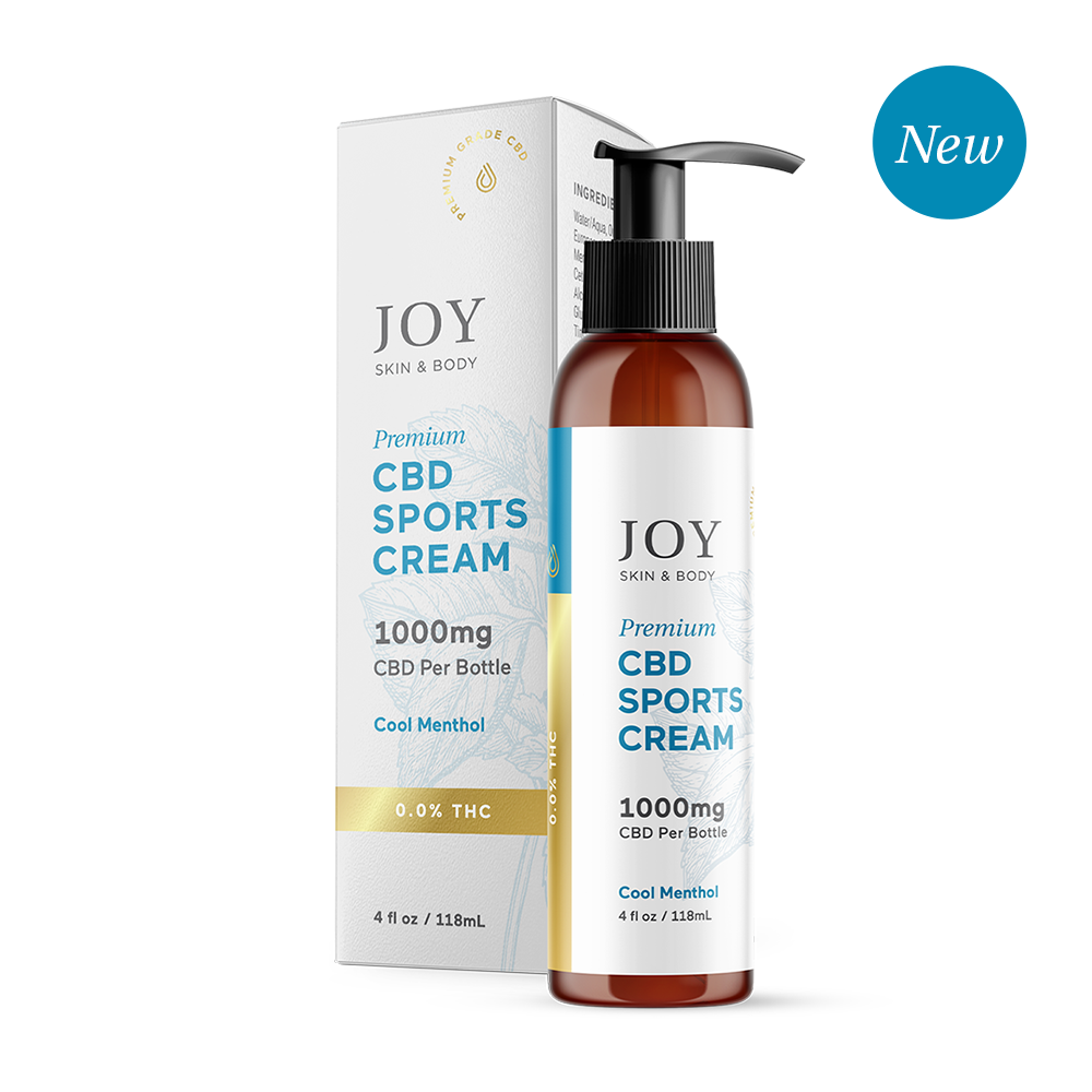 Joy Organics CBD Sports Cream Best Sales Price - Topicals