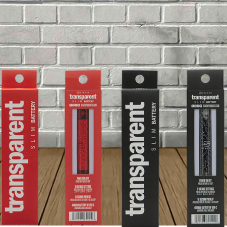 Stache Transparent Slim 510 Thread Battery Best Sales Price - Vape Battery