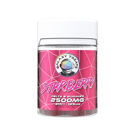 Galaxy Treats Starberry 2500mg D8 Gummies (20-CT) Best Sales Price - Gummies