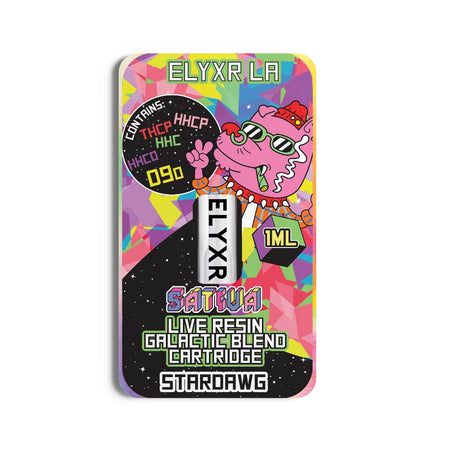Elyxr Live Resin Galactic Blend (HHC, HHCo, THCP, HHCP, D9o) Cartridge 1 Gram (1000mg) Best Sales Price - Vape Cartridges
