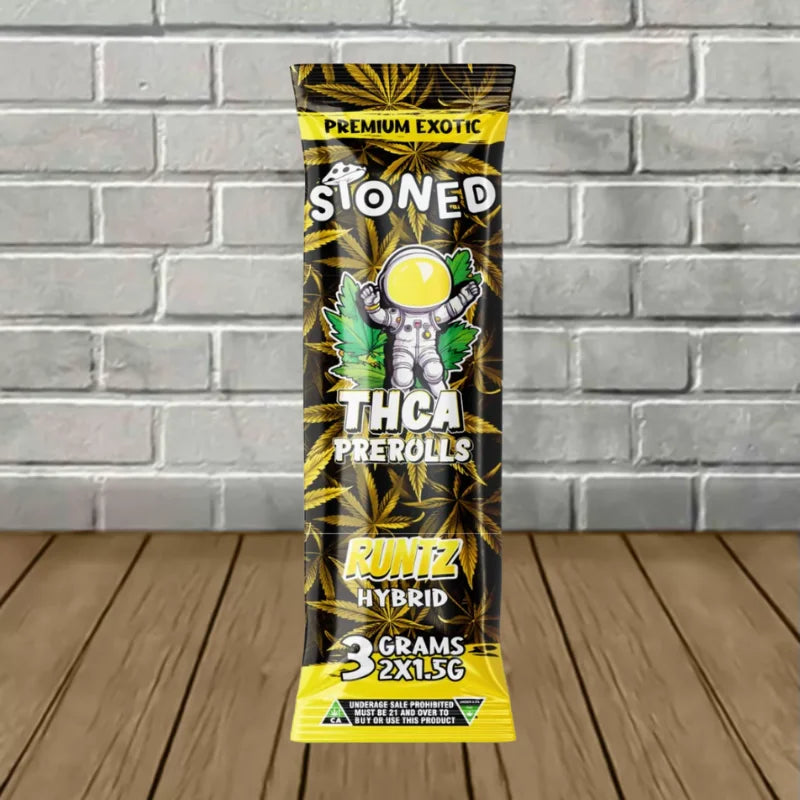 Stoned THCa Prerolls 3g