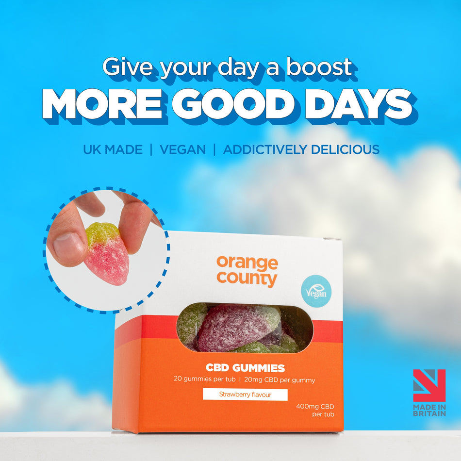 CBD Gummy Strawberries (Small Tub)