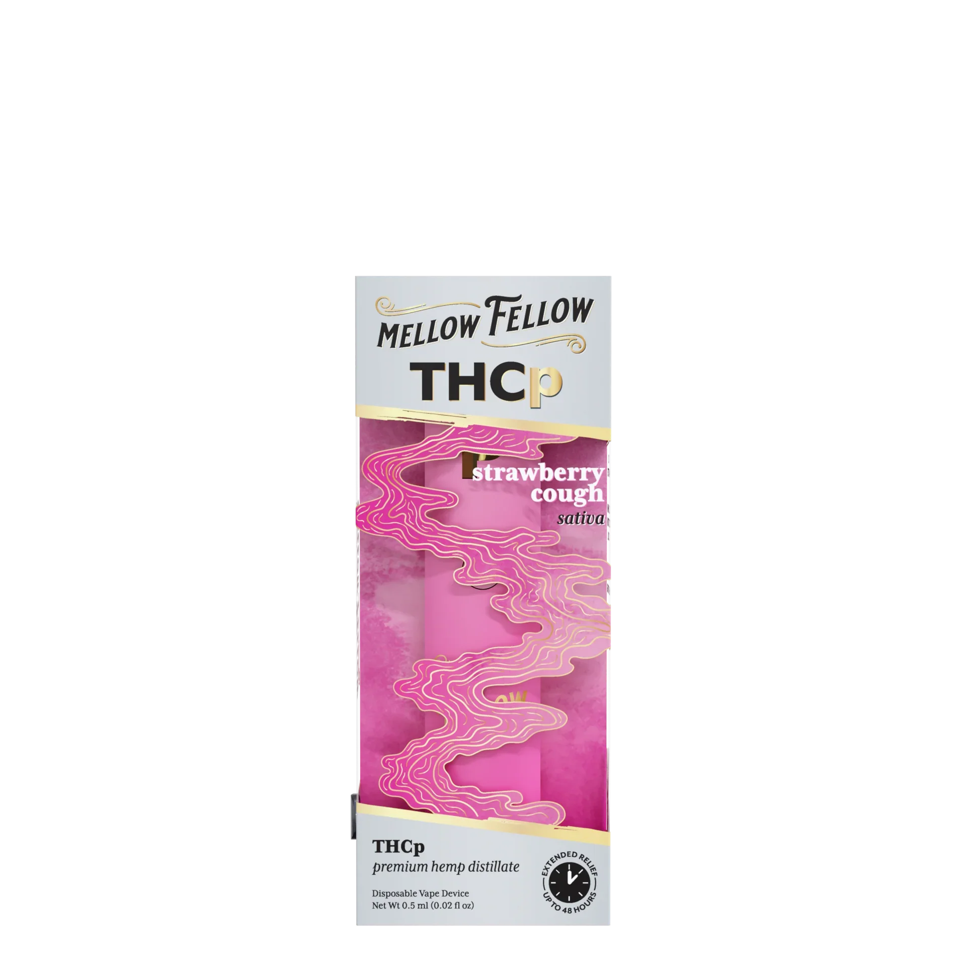 Mellow Fellow THCp 0.5g Disposable Vape - Strawberry Cough (Sativa) Best Sales Price - Vape Pens