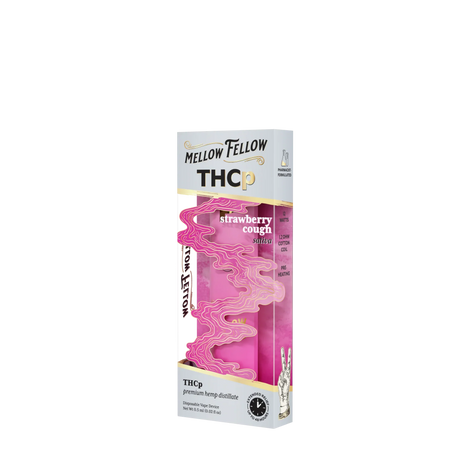 Mellow Fellow THCp 0.5g Disposable Vape - Strawberry Cough (Sativa) Best Sales Price - Vape Pens