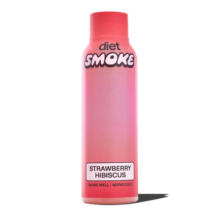 Diet Smoke Strawberry Hibiscus 25MG DELTA-9 THC 2OZ SHOT Best Sales Price - CBD