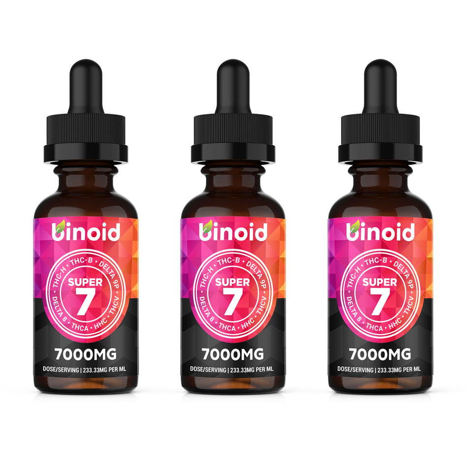 Binoid Super 7 Tincture Bundle – 7000mg