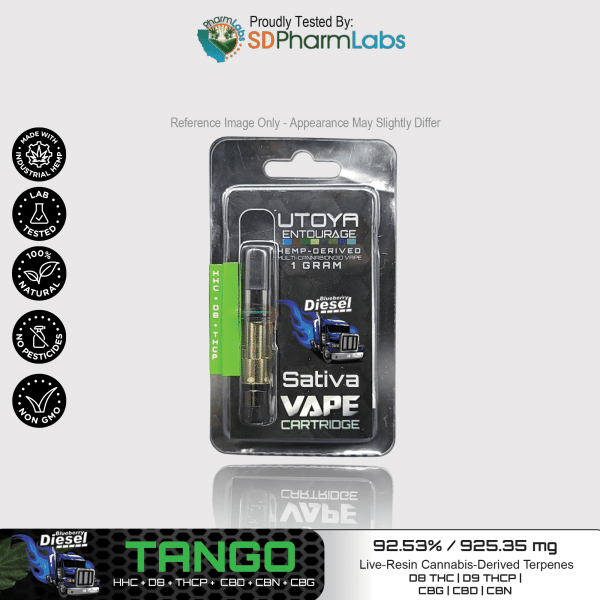 Utoya | Live Resin Delta 8 THC Vape Cartridge - 1g Best Sales Price - Vape Cartridges