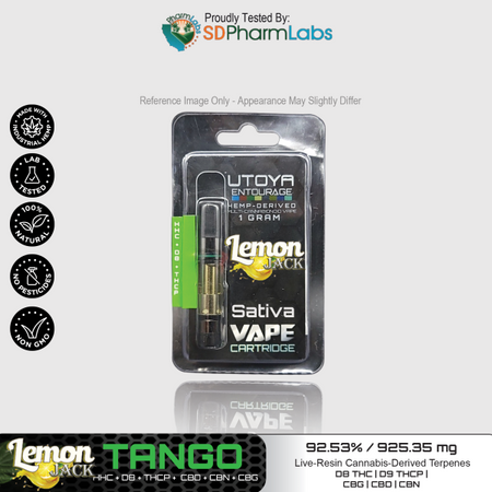Utoya | Live Resin Delta 8 THC Vape Cartridge - 1g Best Sales Price - Vape Cartridges