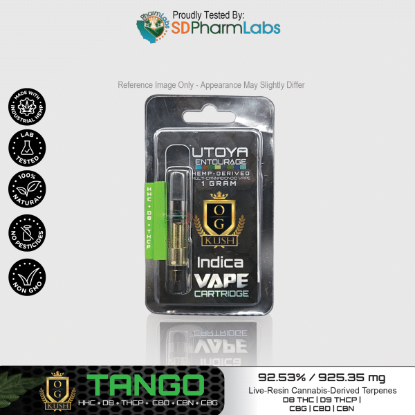 Utoya | Live Resin Delta 8 THC Vape Cartridge - 1g Best Sales Price - Vape Cartridges